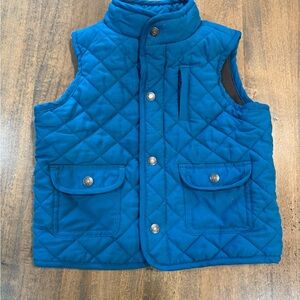 Janie and Jack Quilted Blue Vest for Kids